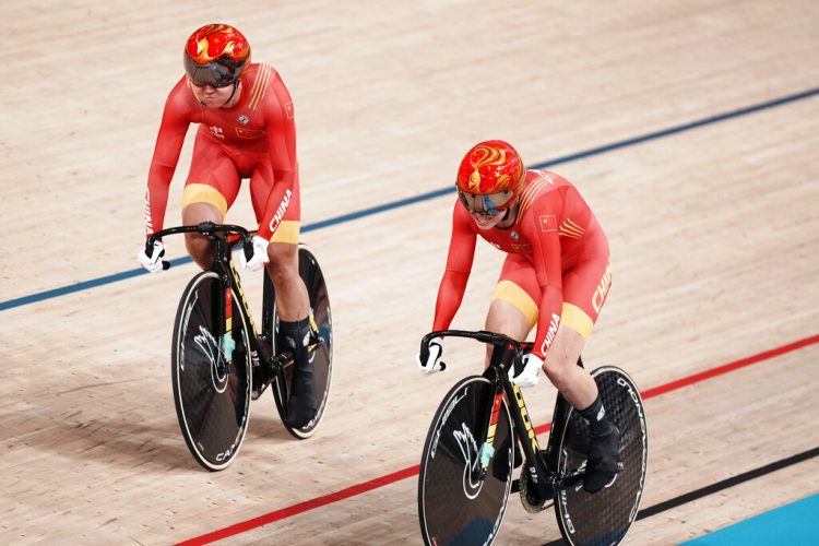 China's Bao, Zhong win Olympic women's team sprint gold